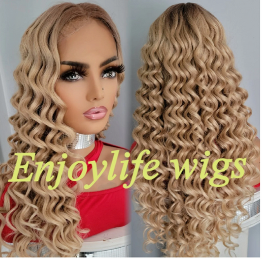 Beautiful Wand curls HD lace Front wig with 13x6 lace