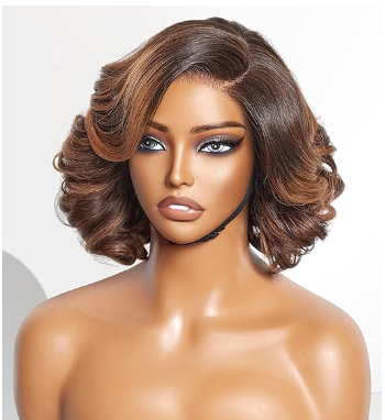 100% Human Hair C Part  Pre plucked wig