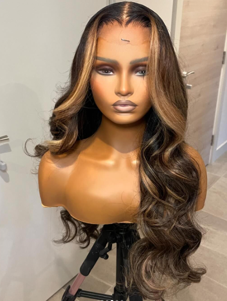 13x4 Glueless Body Wave HD Lace front wig 100% Human Hair Remy