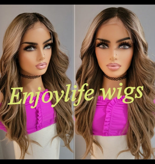 Beauitful Beachwave HD lace front wig