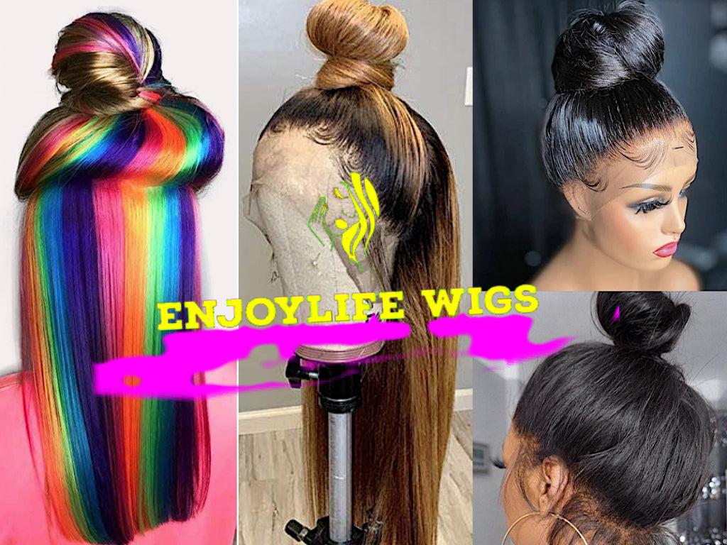 Load video: At ENJOY LIFE  Wigs we sell the best human and synthetic blend wigs on the market. We offer high quality lace wigs at affordable prices. We also offer a wide variety of styles and color selection of natural looking wigs. we help you ENJOY LIFE more.