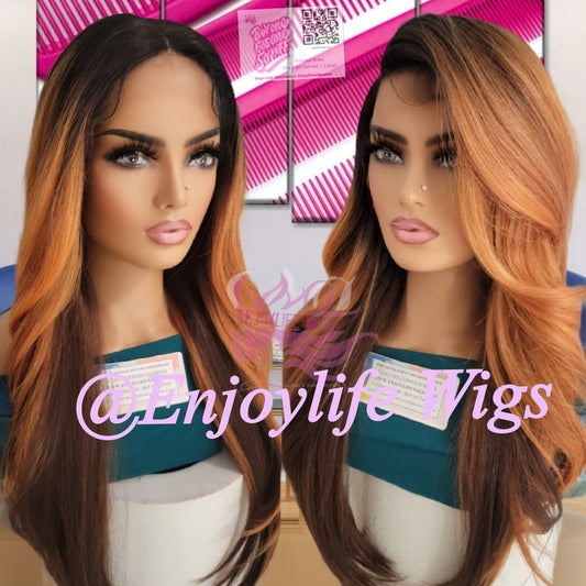 2 Tone HD lace front wig