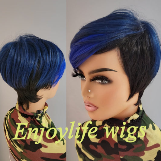 Sexy pixie cut wig